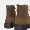 Botas de cuero con cordones