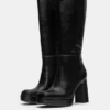 Botas de tacón alto con plataforma Botas de tacón alto con plataforma