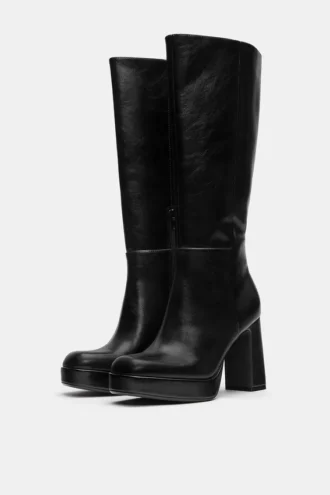 Botas de tacón alto con plataforma