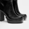 Botas de tacón alto con plataforma Botas de tacón alto con plataforma