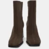 Botas de tacón alto de piel Botas de tacón alto de piel