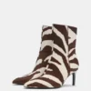 Botas de tacón alto de piel de vacuno