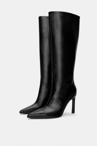Botas de tacón alto hasta la rodilla