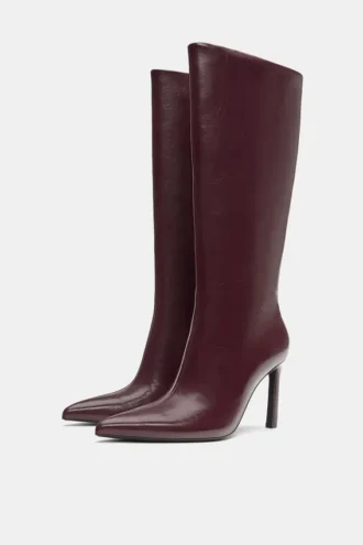 Botas de tacón alto hasta la rodilla