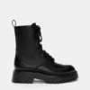 Botas planos con cordones Botas planos con cordones