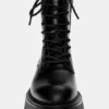 Botas planos con cordones Botas planos con cordones