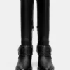 Botas vaqueras con hebilla Botas vaqueras con hebilla