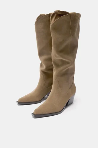 Botas vaqueras de piel
