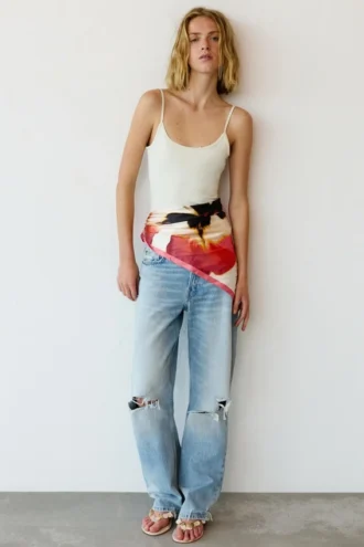 Bufanda floral