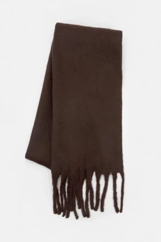 Bufanda maxi con efecto mohair