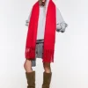 Bufanda maxi con efecto mohair Bufanda maxi con efecto mohair