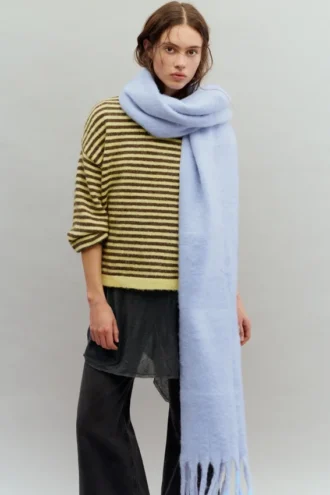 Bufanda maxi con efecto mohair