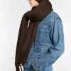 Bufanda maxi con efecto mohair Bufanda maxi con efecto mohair