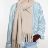 Bufanda maxi con efecto mohair Bufanda maxi con efecto mohair