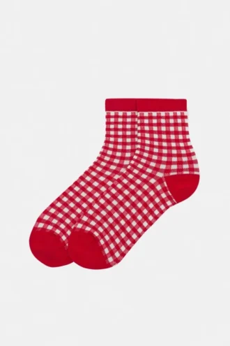 Calcetines de cuadros vichy