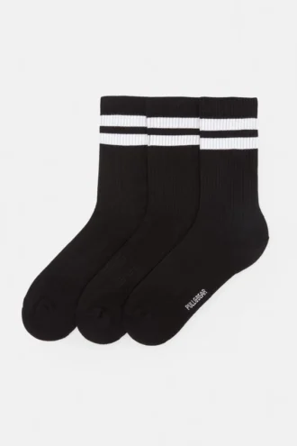 Calcetines largos a rayas