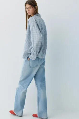 Camisas a cuadros con bolsillo