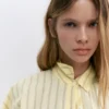 Camisas a rayas amarillas Camisas a rayas amarillas