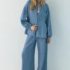 Camisas con cuello alto y efecto gasa
