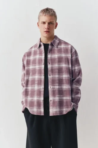 Camisas de cuadros de manga larga