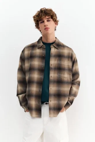 Camisas de cuadros de manga larga