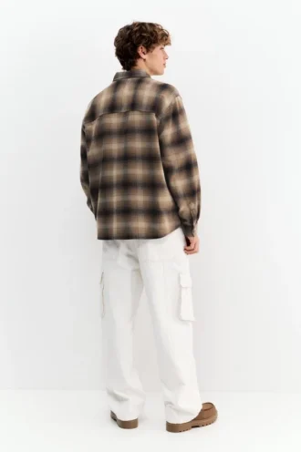 Camisas de cuadros de manga larga
