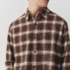 Camisas de cuadros de manga larga Camisas de cuadros de manga larga