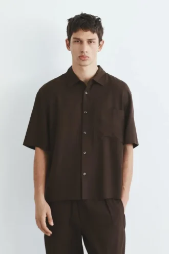 Camisas de manga corta con bolsillo