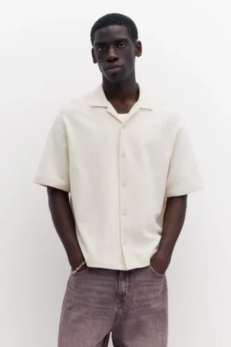 Camisas de manga corta de rizo