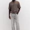 Camisas de manga corta de rizo