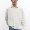 Camisas de manga larga con bolsillos