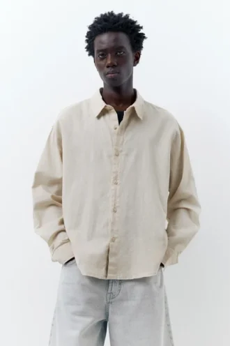 Camisas de mezcla de lino