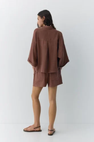 Camisas de mezcla de lino