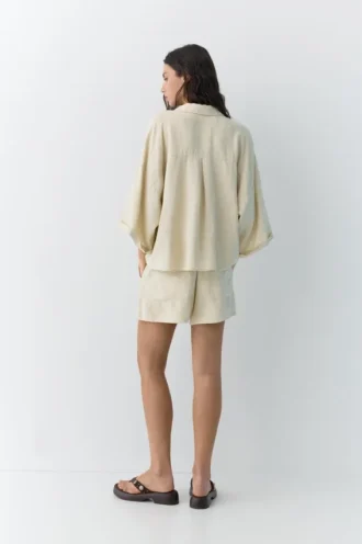 Camisas de mezcla de lino