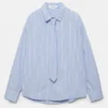 Camisas de popelín con corbata Camisas de popelín con corbata