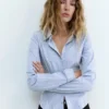 Camisas entalladas de popelín con pinzas