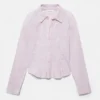 Camisas entalladas de popelín con pinzas