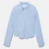 Camisas entalladas de popelín con pinzas