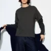 Camiseta a cuadros con mangas dobles