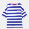 Camiseta a rayas azules Camiseta a rayas azules
