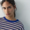 Camiseta a rayas con texto Camiseta a rayas con texto