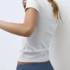Camiseta ajustada de manga corta Camiseta ajustada de manga corta