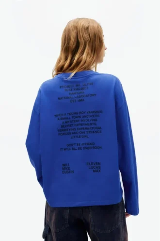 Camiseta azul de Stranger Things