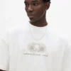 Camiseta blanca con estampado de erizo Camiseta blanca con estampado de erizo
