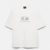 Camiseta blanca con estampado de erizo Camiseta blanca con estampado de erizo