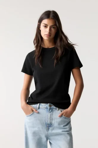 Camiseta básica de manga corta