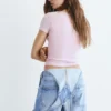 Camiseta con cuello en V Camiseta con cuello en V