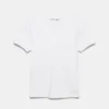 Camiseta con cuello en V