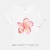 Camiseta con estampado floral
