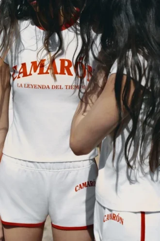 Camiseta de canalé Shrimp
